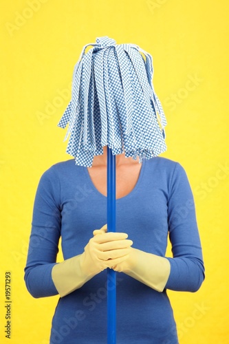 Photo: Funny maid woman Funny maid woman