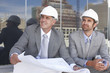 Architects at a construction site
