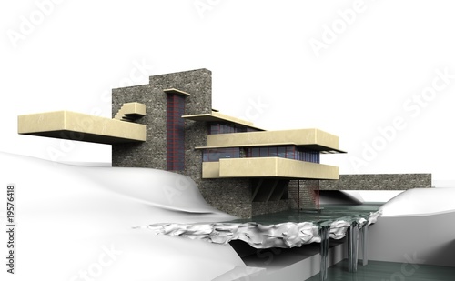 Illustration: Fallingwater USA Fallingwater USA