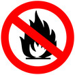 No fire allowed sign No fire allowed sign