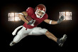 Foto: Football Runner Stadium Lights Football Runner Stadium Lights
