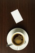 coffee and card