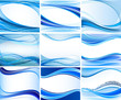 Set of abstract backgrounds vector Set of abstract backgrounds vector