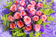 Beautiful pink rose bouquet