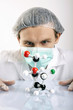 Scientist Examing