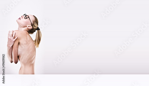 Photo: anorectic nude model anorectic nude model