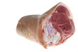 rohe Schweinshaxe isoliert auf weißem Hintergrund rohe Schweinshaxe isoliert auf weißem Hintergrund