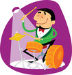 Jazz drummer
