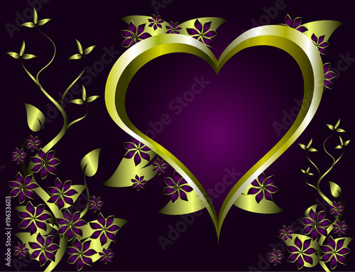 purple love heart background. Purple Valentines Hearts