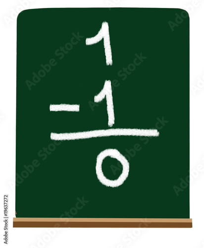 Photo: Primary school subtraction Primary school subtraction