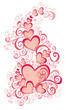 Valentines Day background with Hearts, element for design Valentines Day background with Hearts, element for design