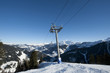 Télésiège en montagne, Arêches, France Télésiège en montagne, Arêches, France