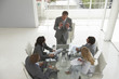 Executive presenting to his team