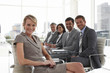 Photo: Attractive businesswoman at a meeting Attractive businesswoman at a meeting