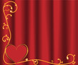 Valentine velvet background