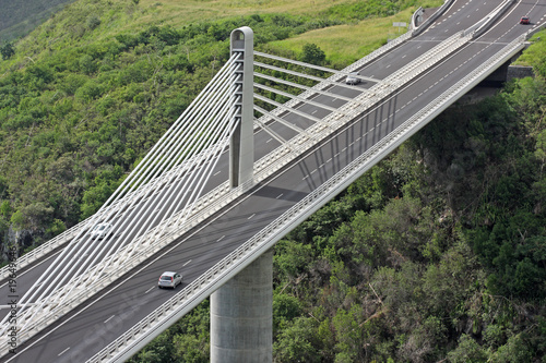 Photo : pont à haubans, route express des tamarins, île de la réunion pont à haubans, route express des tamarins, île de la réunion
