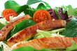 Salat mit Putenstreifen