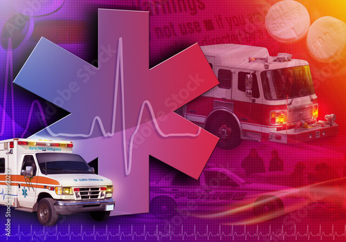 Photo: Medical Rescue Ambualnce Abstract Photo Medical Rescue Ambualnce Abstract Photo