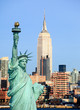 The New York City midtown skyline