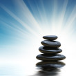 Stack of zen stones Stack of zen stones