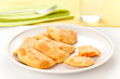 tasty tuna patty with tomato and pepper tasty tuna patty with tomato and pepper