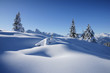 Winterlandschaft in den Bergen
