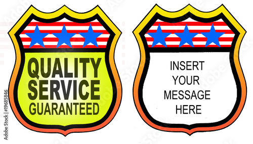 Illustration: Quality Service Guaranteed Quality Service Guaranteed