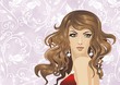 The glamour woman