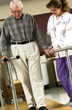 Man in physical rehabilitation Man in physical rehabilitation