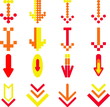 set of vector arrows
