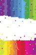 Rainbow mosaic with some empty space