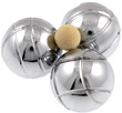 boules pétanque cochonnet fond blanc boules pétanque cochonnet fond blanc