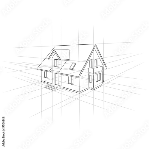 Vector: drawing at home drawing at home