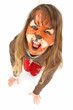 Enfant deguisé en tigre
