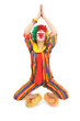 clown enfant debout sur pied