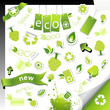 Set of ecology icons.
