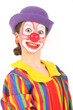 clown enfant isolé sur fond blanc