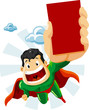 Superhero with Ads Superhero with Ads