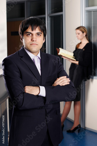 Photo: The businessman with the colleague The businessman with the colleague