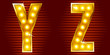 letters for signs with lamps