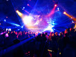 Dancing people in a disco
