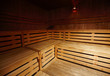 leere Sauna