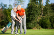 Foto: Golf training in summer Golf training in summer