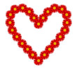 Vecteur : Coeur (Je t'aime Fleurs Déclaration Amour Saint Valentin Cœur) Coeur (Je t'aime Fleurs Déclaration Amour Saint Valentin Cœur)