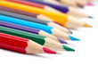 Assortment of coloured pencils