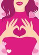 A girl in love
