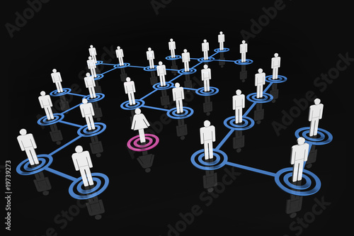 Illustration: Network People - Man's World Network People - Man's World