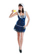 Pinup Sailor Girl With Beer
