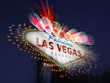 Blurred Las Vegas Welcome Sign