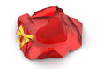 Unwrapped love candy isolated Unwrapped love candy isolated